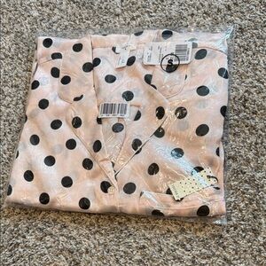 Forever 21 Pink Polka Dot Pajama Set